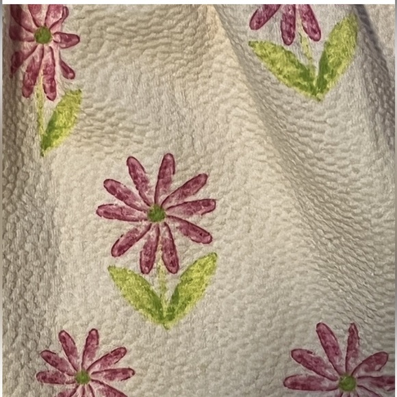 Girls 6-9M White Flower Dress - Picture 3 of 3